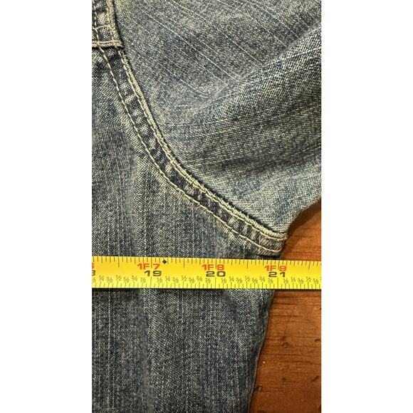 Vintage 1980’s Faded Glory Acid Washed Embroidered Denim Jacket Size Large - Picture 4 of 8